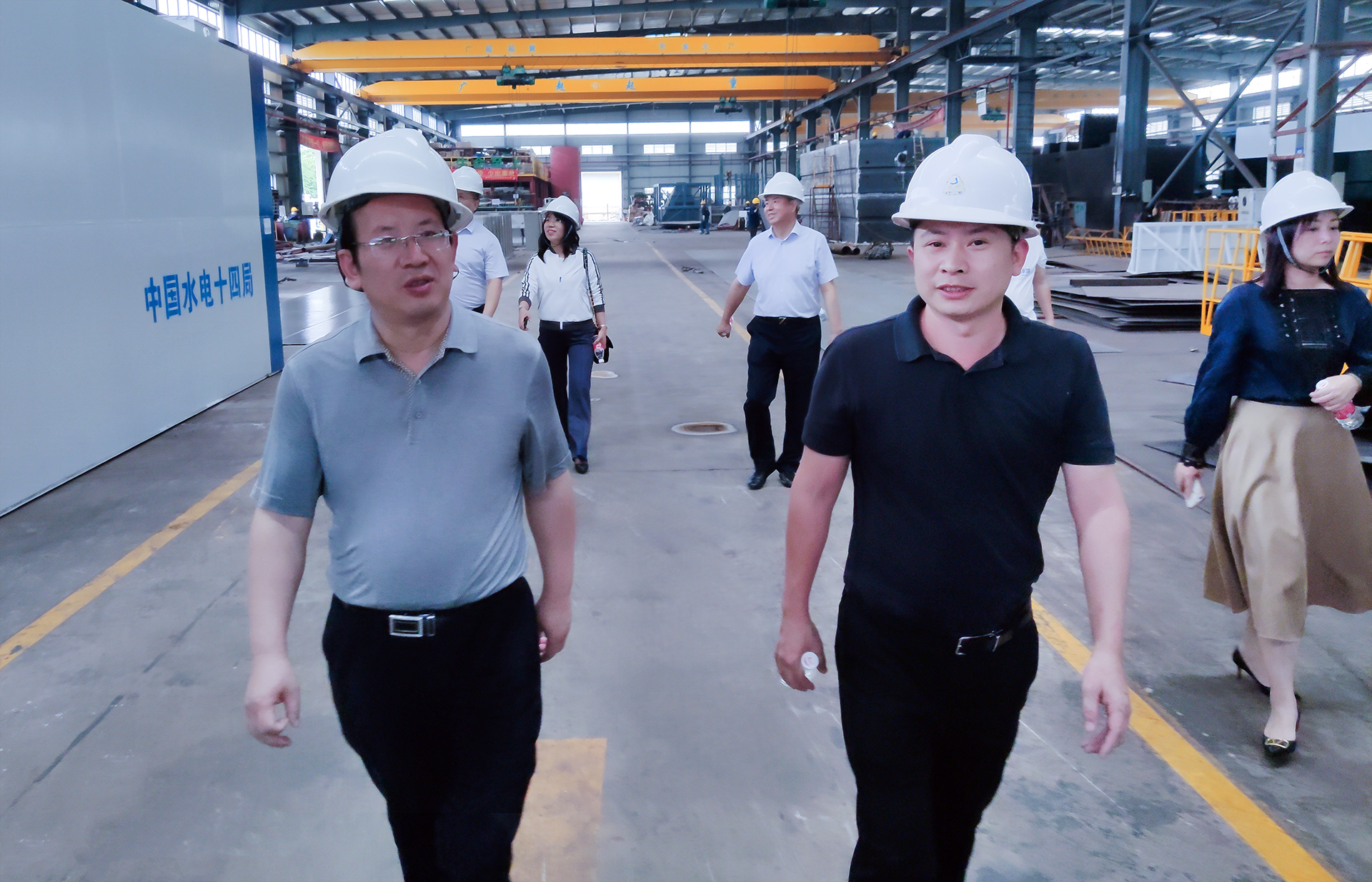 實地考察鵬凱環境生產基地