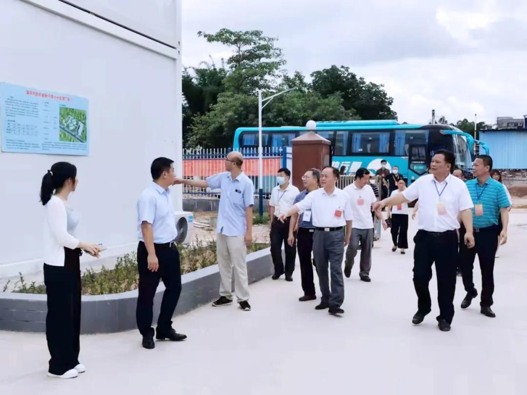 調研新圩鎮裝配式污水廠
