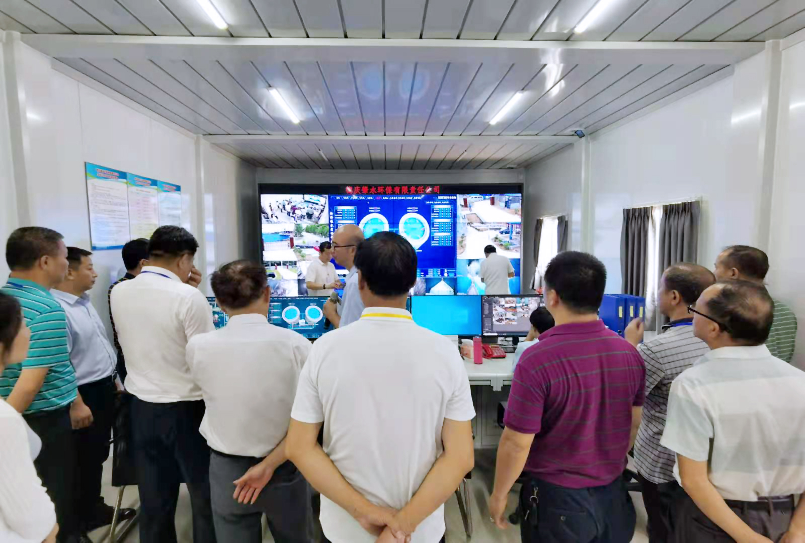 考察裝配式污水廠