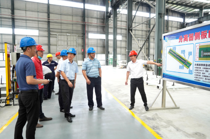 肇慶市人大常委會副主任關鍵考察鵬凱環境